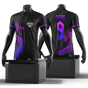 Arte Vetor Camisa InterClasse Dragão degradê Mod-148