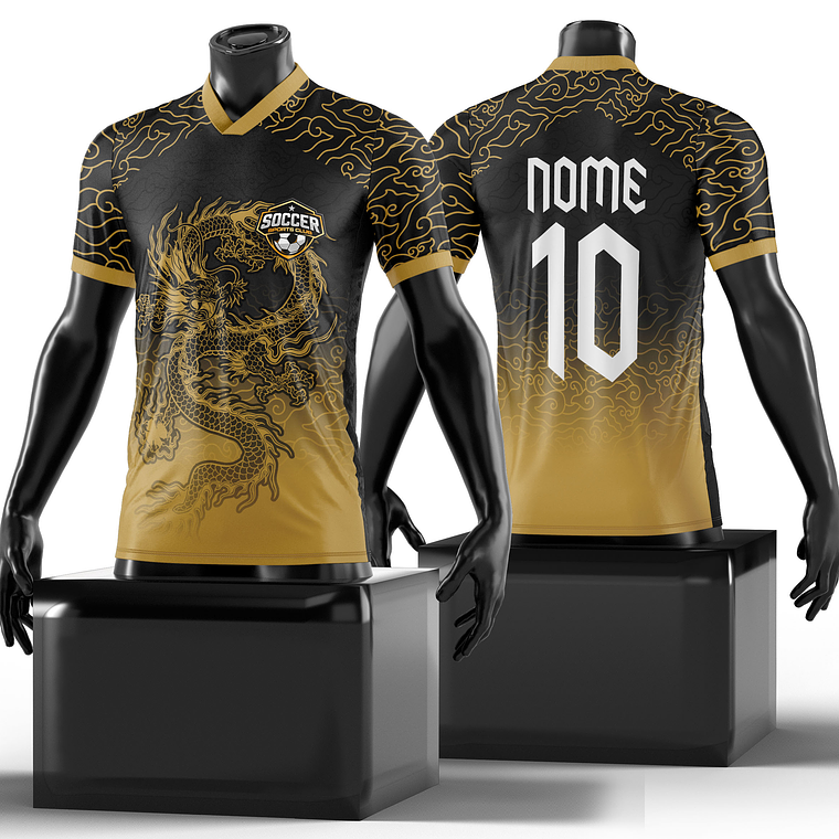 Arte Vetor Camisa InterClasse Dragão Mod-149 1