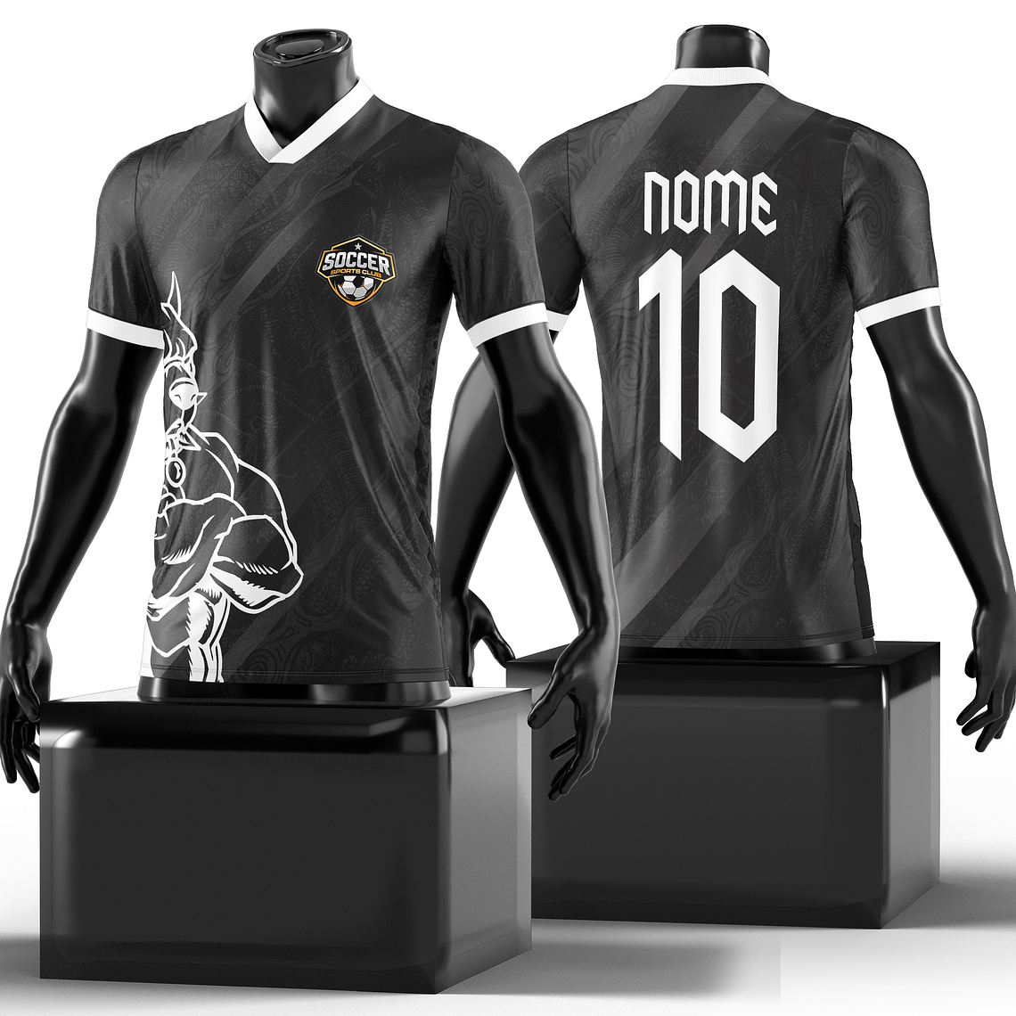 Arte Vetor Camisa InterClasse Dog Dragon Mod-147 1