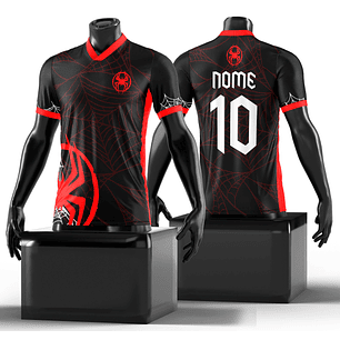 Arte Vetor Camisa InterClasse Aranha teiasMod-134