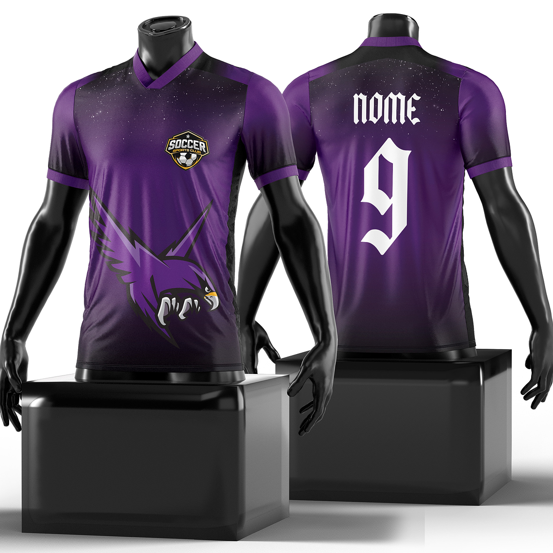 Arte Vetor Camisa InterClasse Aguia Galaxy Mod-132 1