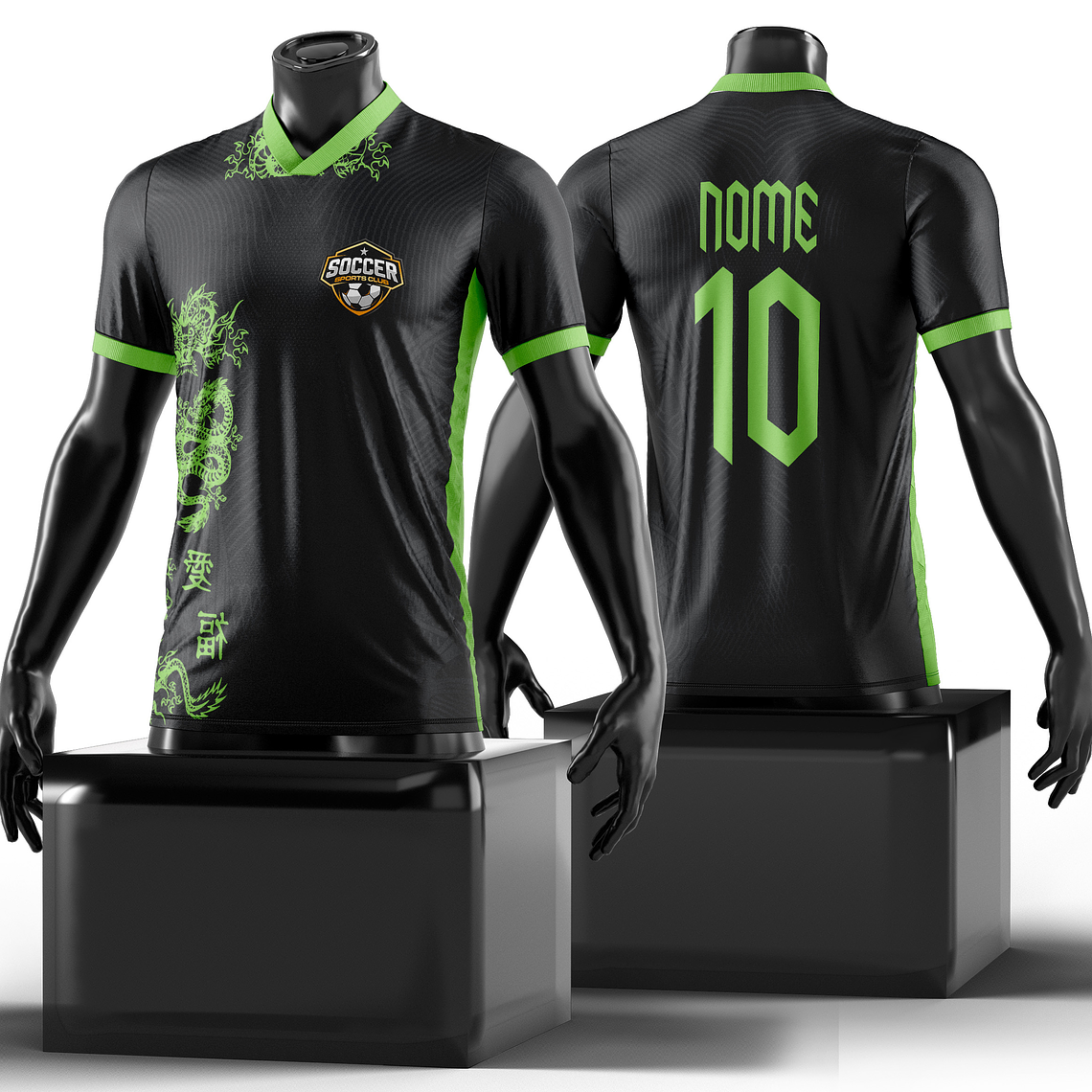 Arte Vetor Camisa InterClasse Dragão Mod-115 1