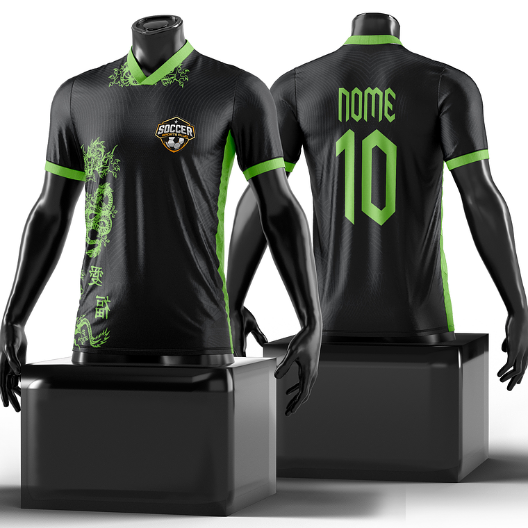 Arte Vetor Camisa InterClasse Dragão Mod-115 1