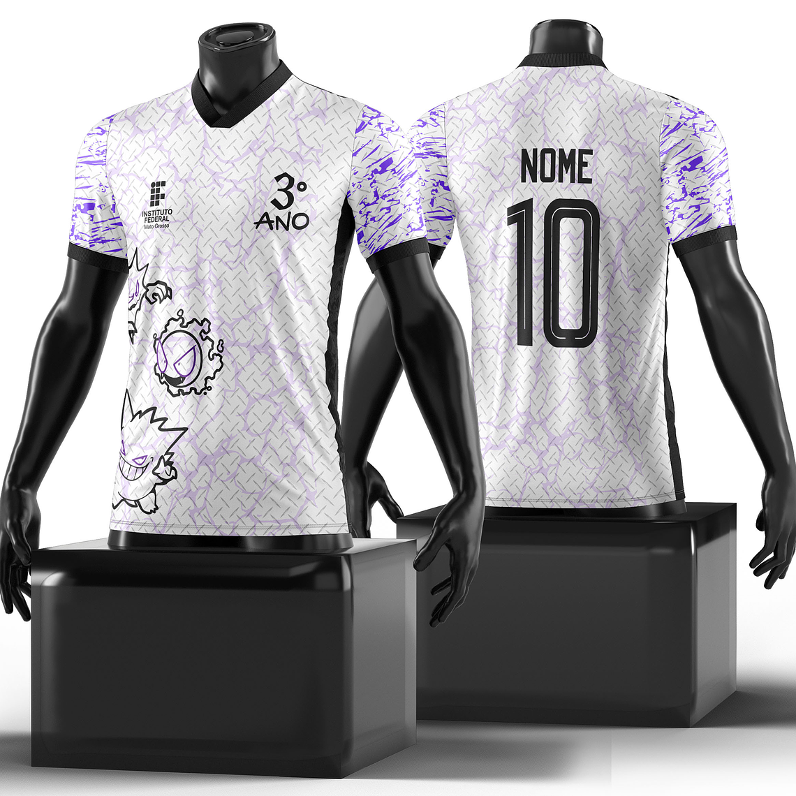 Arte Vetor Camisa InterClasse 2024 Gengar Mod-86 1