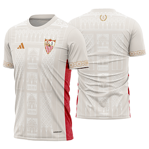 Arte Vetor Camisa Sevilla Concept 2025