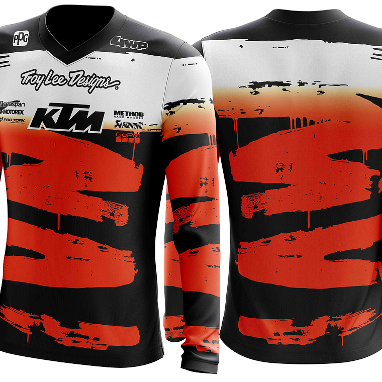 Arte Vetor Camisa Motocross Mod-0009 1