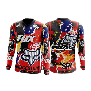 Arte vetor camisa de Motocross Mod-8