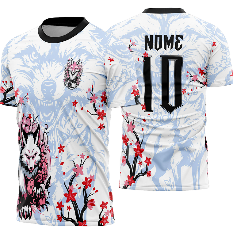 Arte vetor camisa Interclasse raposa Mod-859 1