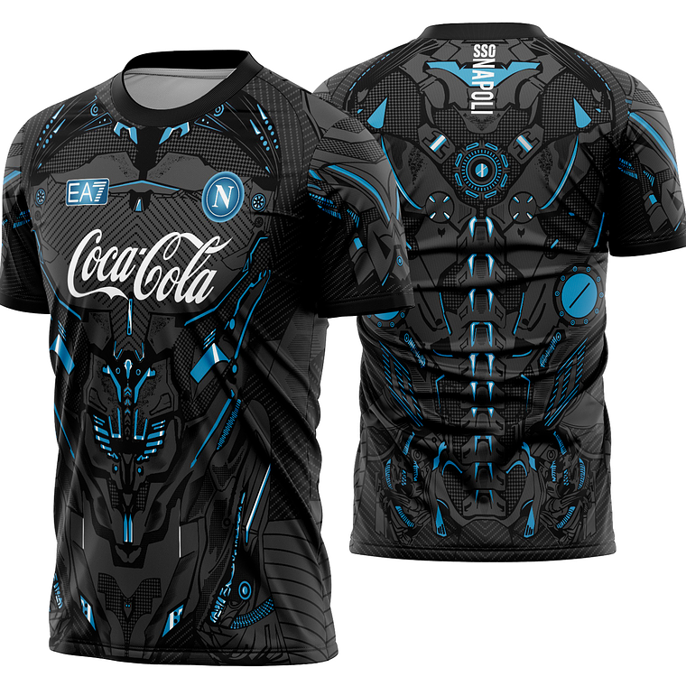 Arte Vetor Camisa Napoli treino 2025-2026 1