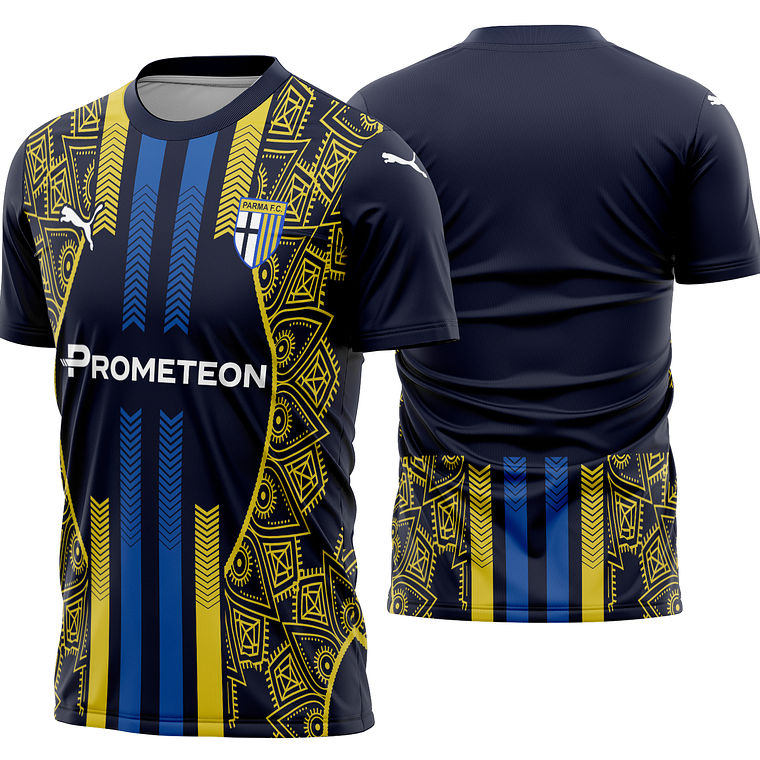Arte Vetor Camisa Parma Calcio Concept 2025 1