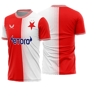 Arte Vetor Camisa Slavia Praha Local 2025-2026
