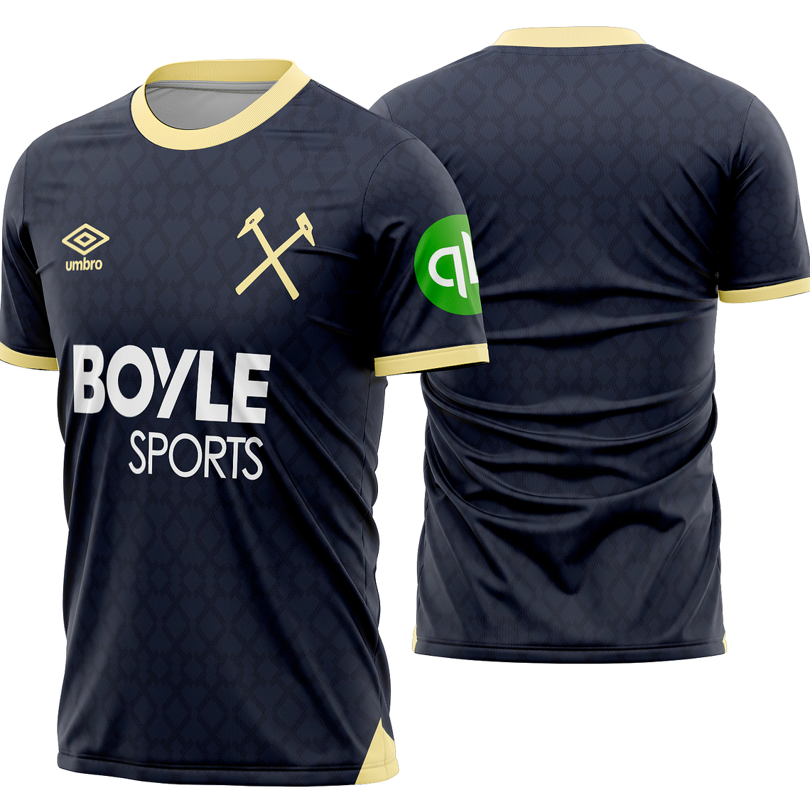 Arte Vetor Camisa West Ham Terceira 2025-2026 1