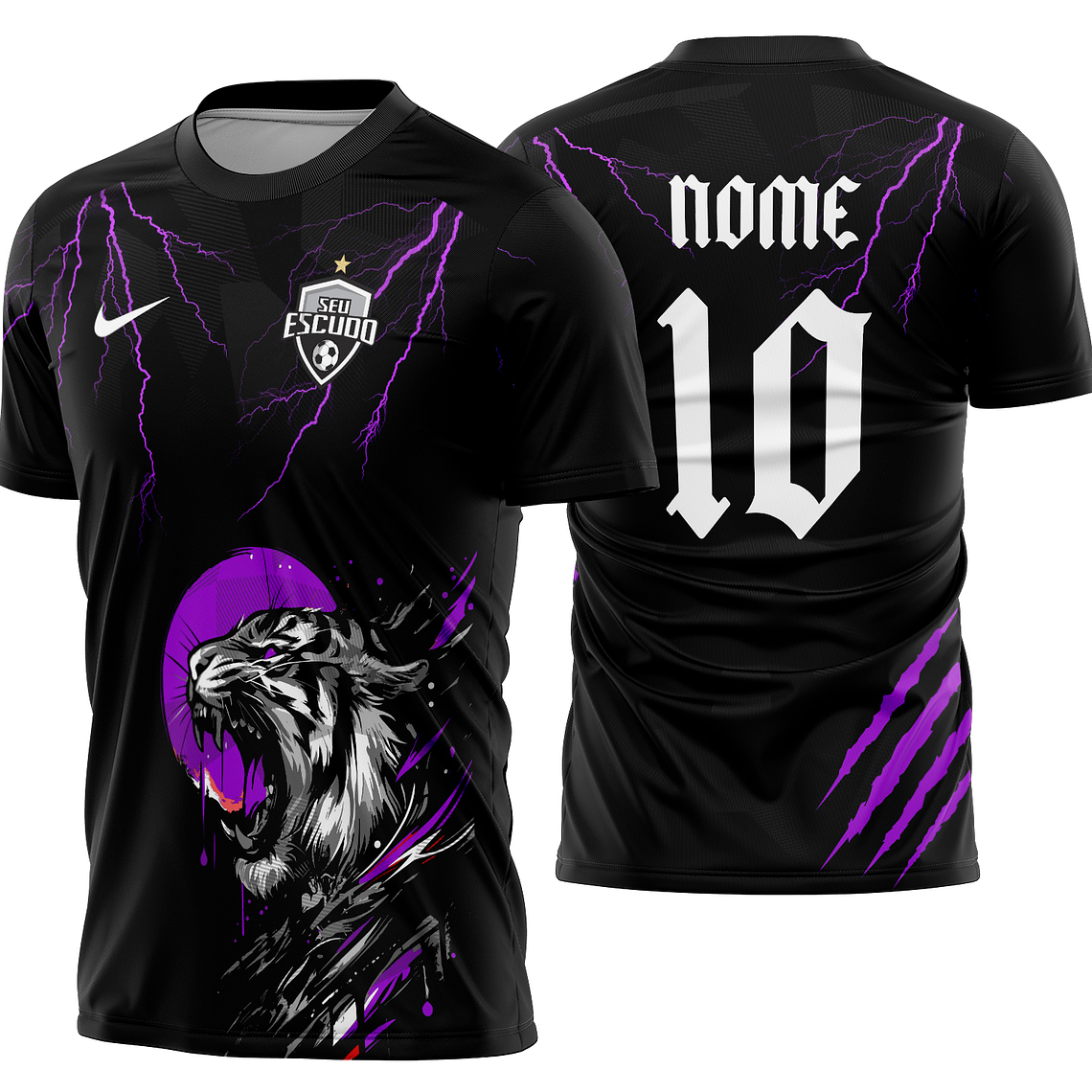 Arte Vetor Camisa Interclasse tigre Mod-866 1