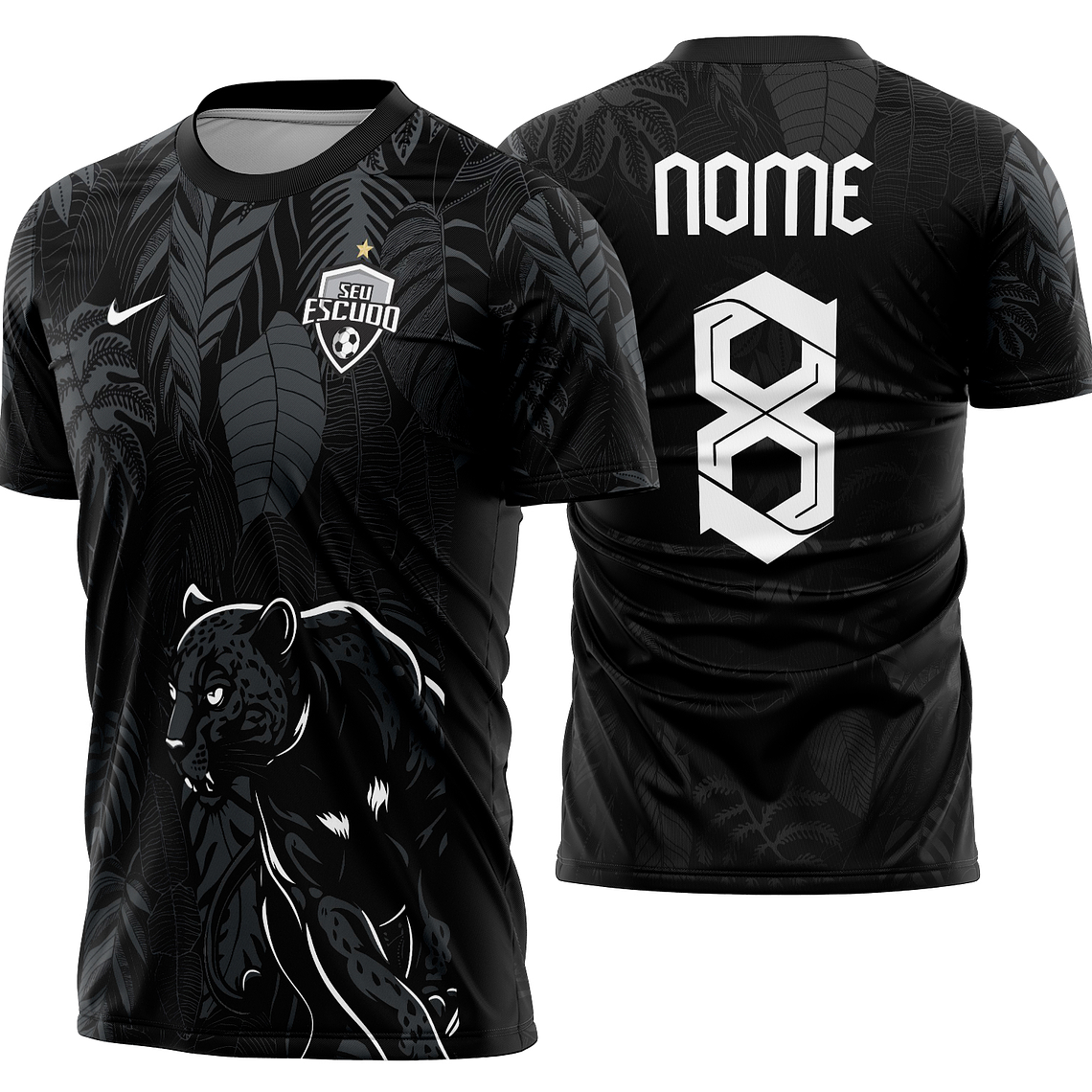 Arte Vetor Camisa Interclasse pantera Mod-868 1