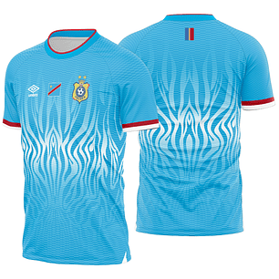 Arte vetor camisa RD Congo Local 2025-2026