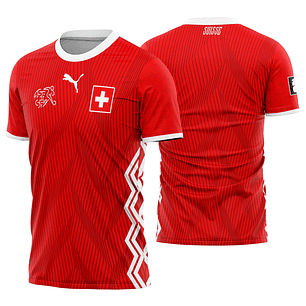 Arte Vetor Camisa Suiça Concept 2026