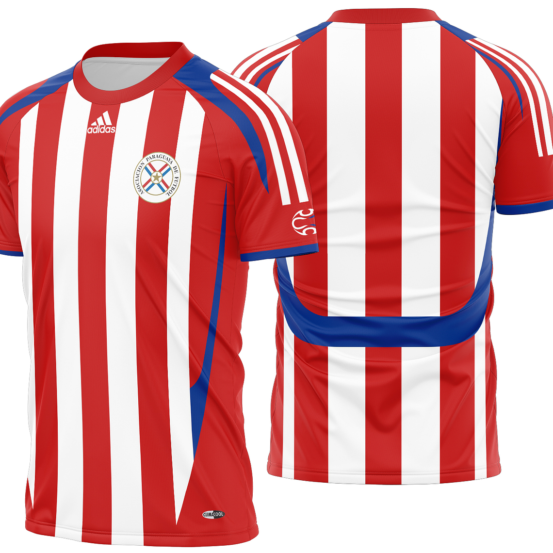 Arte Vetor Camisa Paraguay Local 2007 1