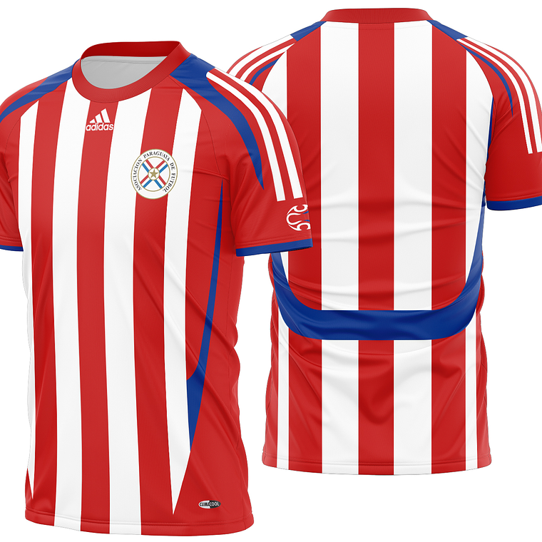 Arte Vetor Camisa Paraguay Local 2007 1