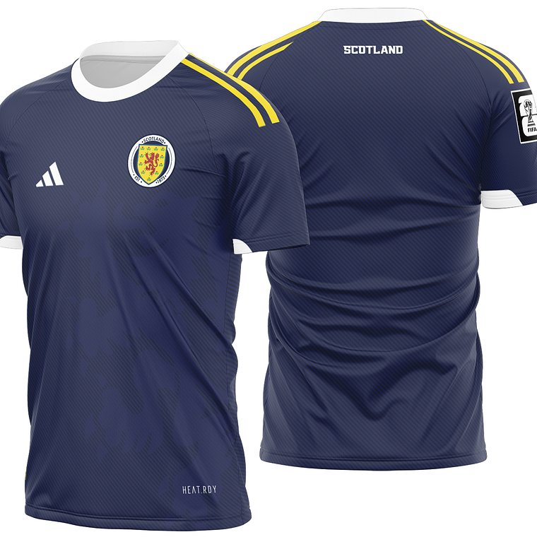 Arte Vetor Camisa Escocia Concept 2026 1