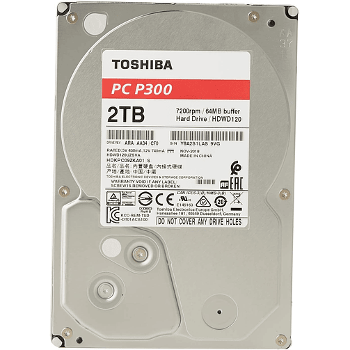 HDD 2TB SATA 64Mb 7.2K 1