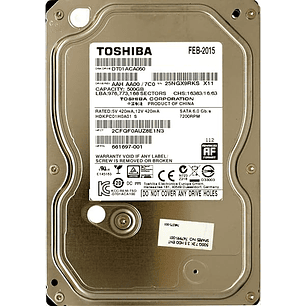 HDD 500GB Sata 7.2K 6Gbs