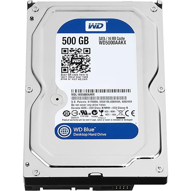 HDD 500GB WD Blue Sata16Mb 1