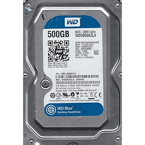 HDD 500GB WD Blue Sata 32MB 1
