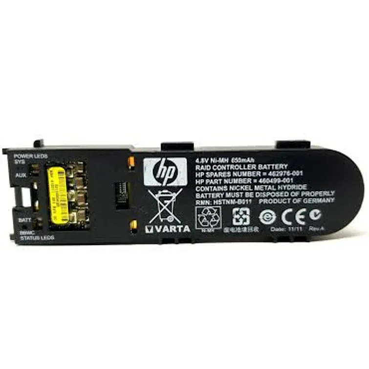 Bateria controladora RAID 4.8V  - 512MB Cache Memory Module  1