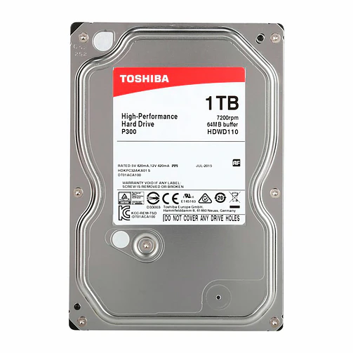 HDD 1TB Sata 64Mb 7.2K 1