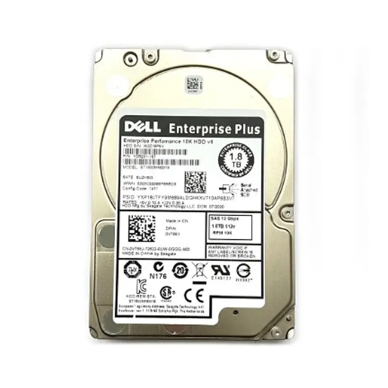 Dell 1.8TB SAS 10K 12Gbps DP/N: 0V768J 1
