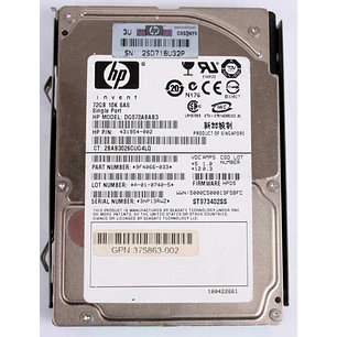 HP 72GB 10K SAS P/N: 431954-002