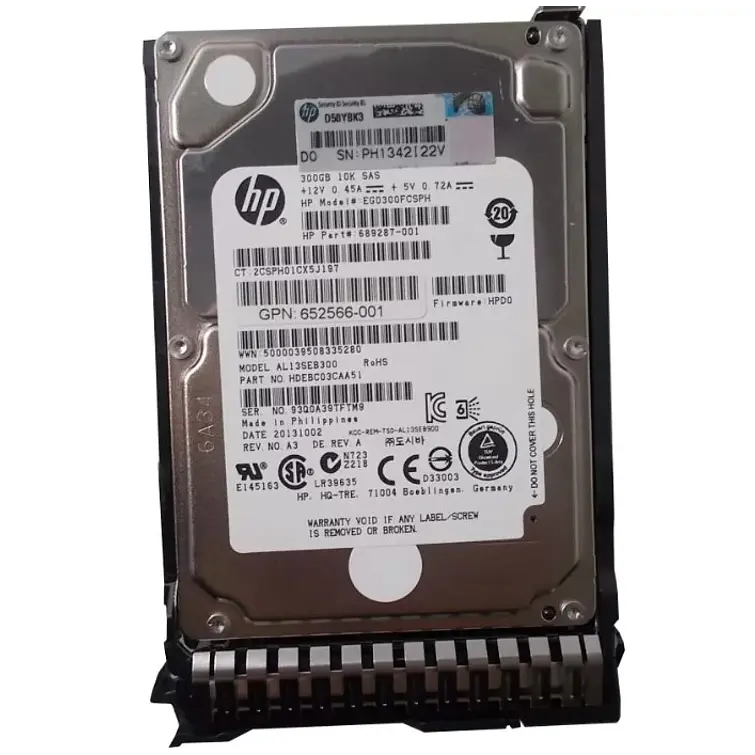 HP 300GB 10K SAS P/N 689287-001 1