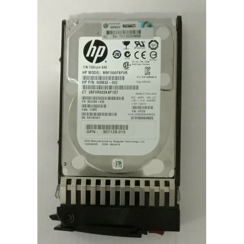 HP 1TB 7.2K SAS P/N: 605832-002 1