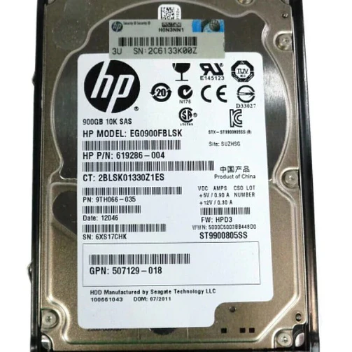HP 900GB 10K SAS P/N 619286-004 1