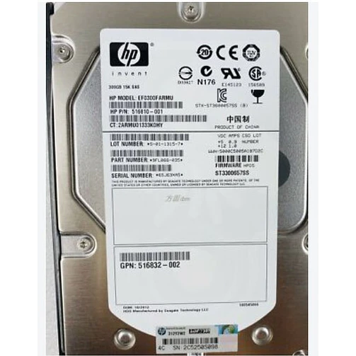 HP 300GB SAS 15k - P/N: 516810-001 - 3,5