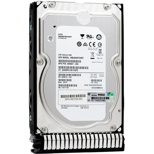 HP 2TB SAS 7,2K - P/N: 695507-002 - 3,5