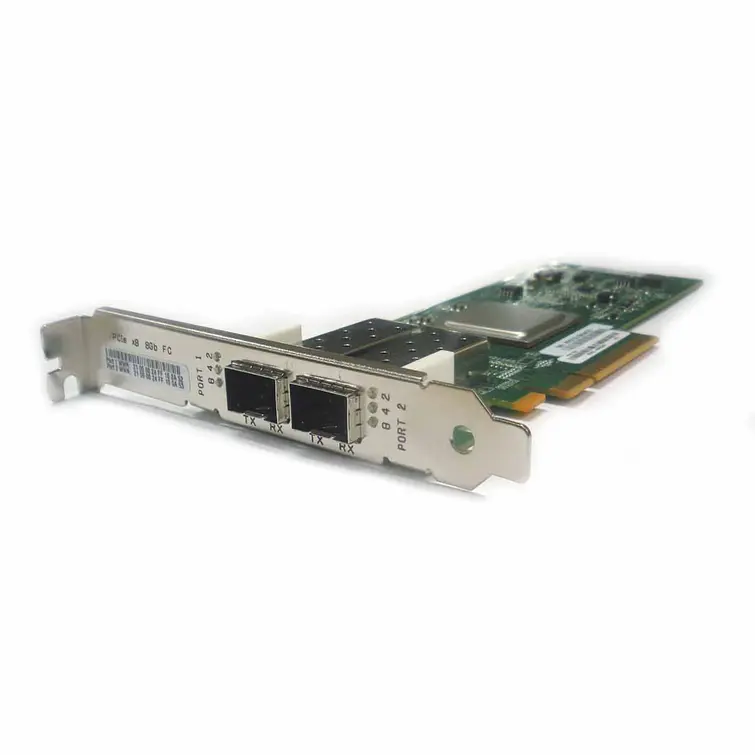QLogic QLE2562-IBMX 8GB Dual Port FC High Profile, no incluye SFP 1