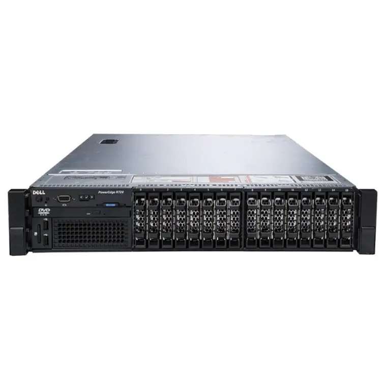 DELL PowerEdge R720 SFF, 2 CPU Intel Xeon 2.50Ghz, 2x HDD 2.4TB, 64GB RAM, 2x Fuentes 495W 1