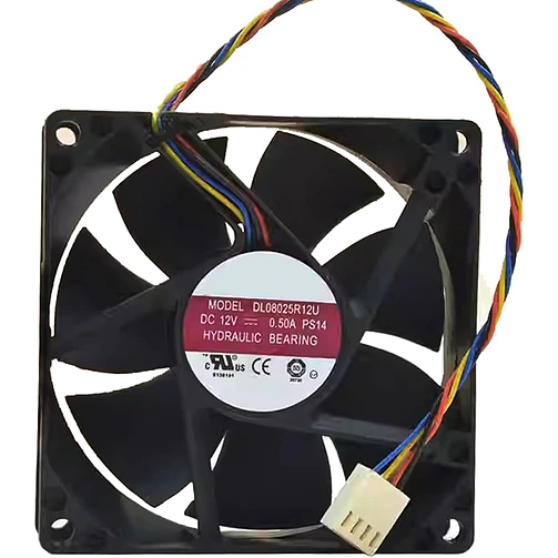 Ventilador para PC 12V DC, 80x80x25mm 1