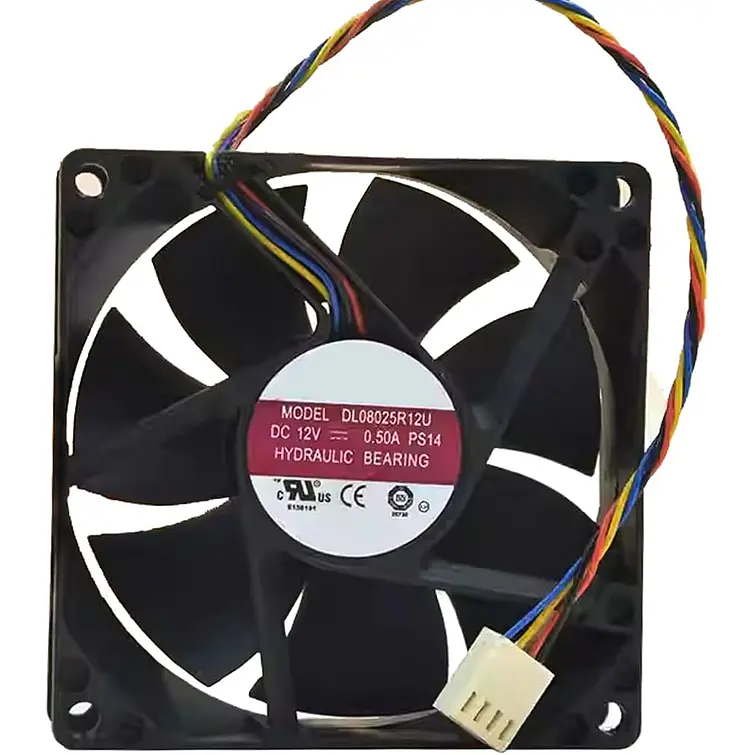 Ventilador para PC 12V DC, 80x80x25mm 1