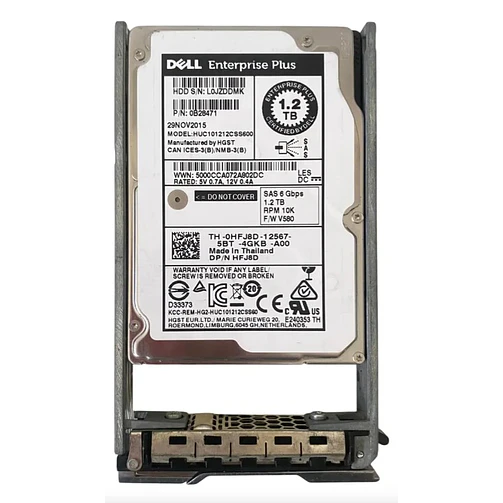 Dell 1.2TB SAS 10K 6Gbps 2,5