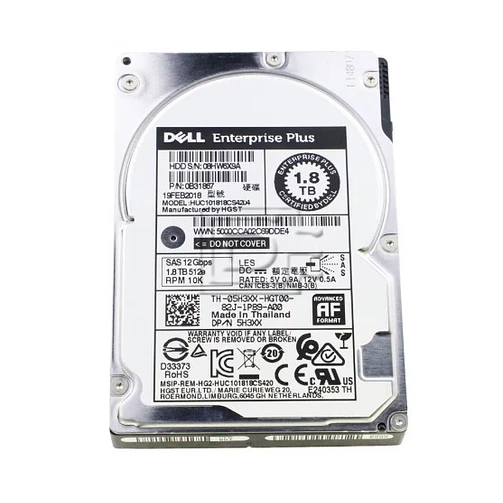 Dell 1.8TB SAS 10K 12Gbps 2,5