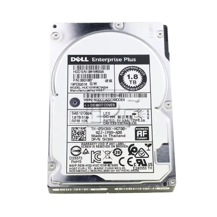 Dell 1.8TB SAS 10K 12Gbps 2,5