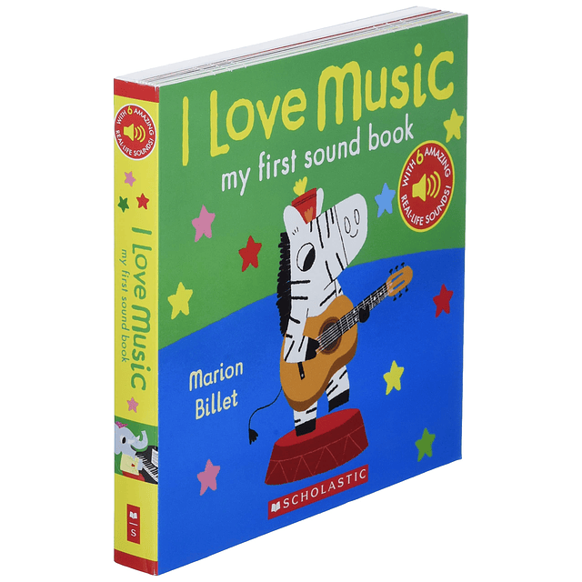I Love Music: My First Sound Book (With 6 Real-Life Sounds)