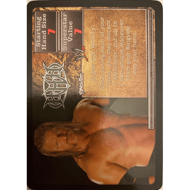 Revolution Triple H Superstar Card