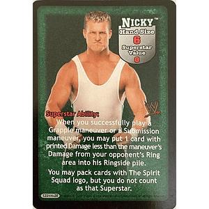 Nicky Superstar Card
