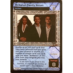 McMahon Family Values
