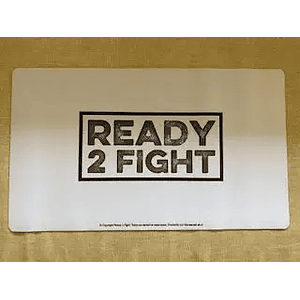 Playmat Ready 2 Fight - White