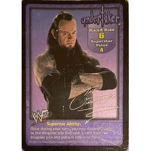 Undertaker Superstar Card