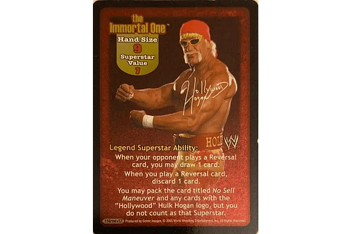 The Immortal One Superstar Card